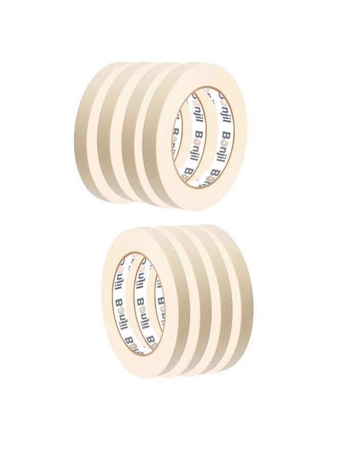 Bonjil Masking Tape for Carpenters & Painters 12mmX20mtr (8 Rolls) - Image 1